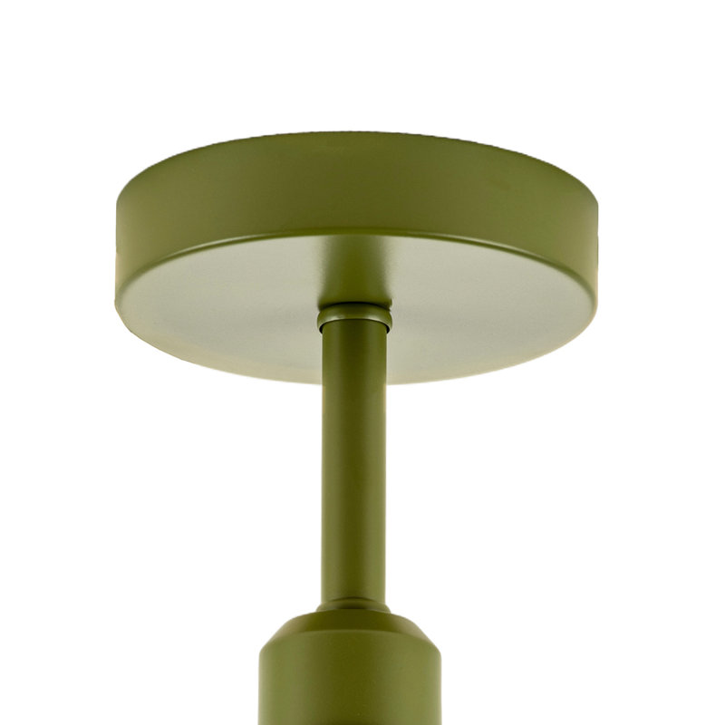 Semi Flush Mount, Olive
