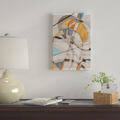 « ovales & lines i », impression sur toile