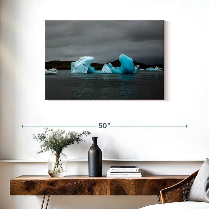Alvord Floating Glaciers, 24" H x 36" W