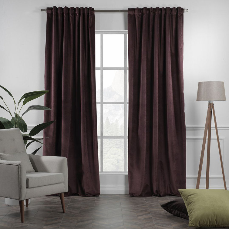 Panneau simple décoratif extra large en velours mat sur mesure