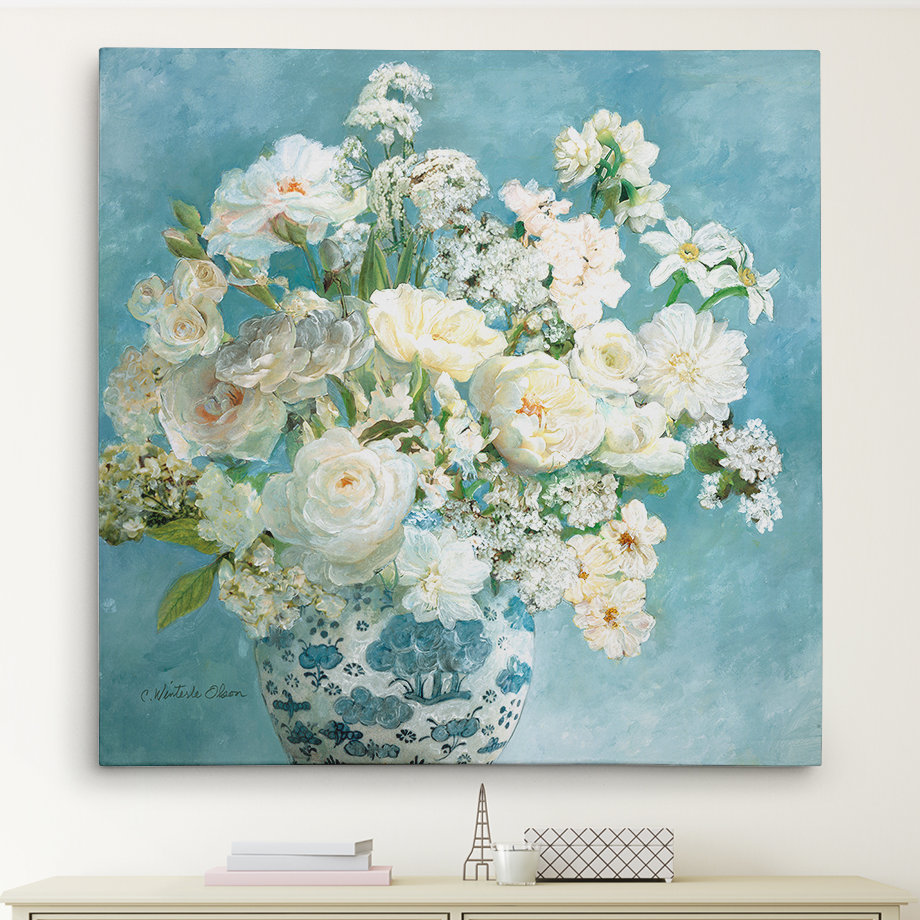 Astoria Grand 'Savannah's Garden I' Oil Painting Print on Wrapped ...