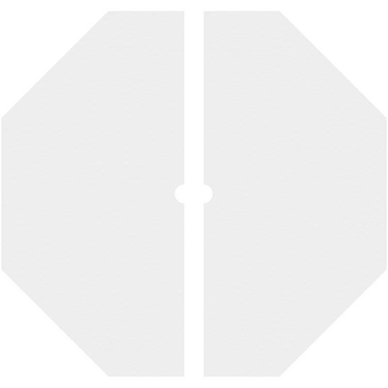 Médaillon de plafond contemporain en PVC Westin, H 1 po x l 38 po x P 38 po