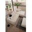 Canapé d'angle luxueux, tissu beige, 118 x 59 x 28,3 pouces | Structure en bois de hêtre et en bois aggloméré, 100% polyester, 28 couches de mousse pour plus de confort | Coussins fixes, nettoyables à sec, parfaits pour les salons et les espaces familiaux-90667796-90667798