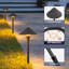 Éclairage de paysage à basse tension DEL 12pk - Lumières de chemin imperméables en aluminium pour cour, pelouse et jardin