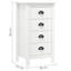 Buffet Hill - Armoire de rangement en bois de pin massif de 18,1 po de hauteur, 31,5 po-330248225