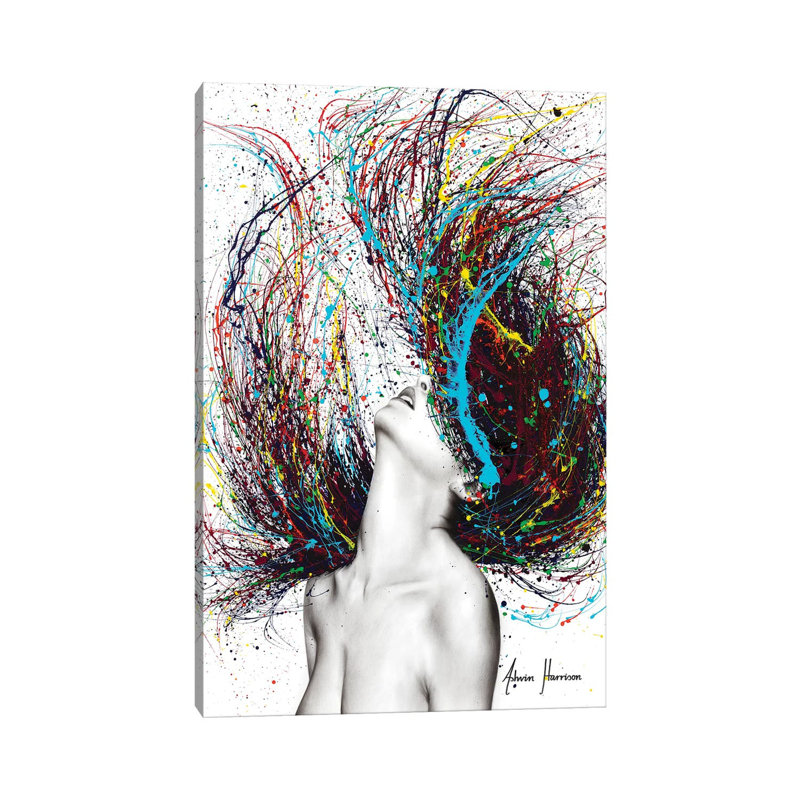 Excite 1 Piece Wall Art on Canvas, 20.32 cm H x 30.48 cm W, Wrapped Canvas