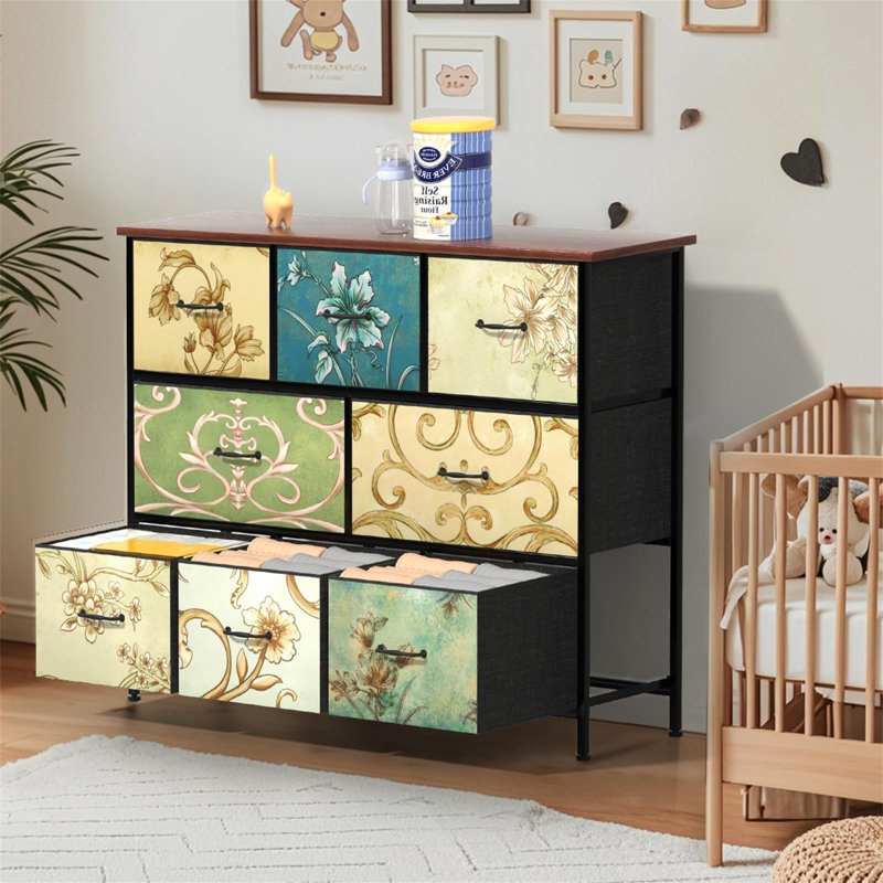 100 cm W Chest of 8 Drawers