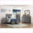 Gray 2-Drawer Nightstand – Wooden Bedroom Storage Furniture