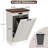 13 Gallons Tilt Out Trash Cabinet Hidden Kitchen Trash Can Cabinet Freestanding Recycling Cabinet with Deodorizing Function Pet Proof Trash Can Holder for Kitchen Living Room-132103924