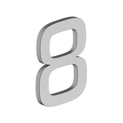 Deltana RNE-8U19 4 po, numéro 8, série E avec élévateurs, acier inoxydable peint en noir