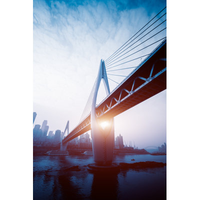Koeppe China Skyline by Shansekala - Wrapped Canvas Print