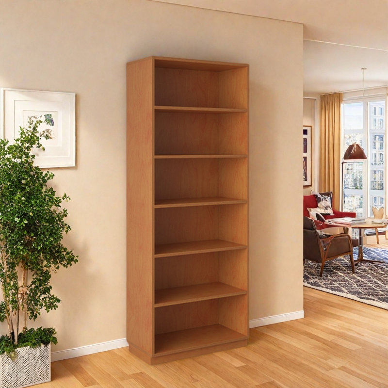 Vitaliano, (6 tablettes) H 78,7 po x l 31,4 po x P 15,7 po, Marron foncé