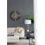 Lampe de table 15X29,5 "dorée et blanche avec corps rond à quatre niveaux (abat-jour requis)-947381661