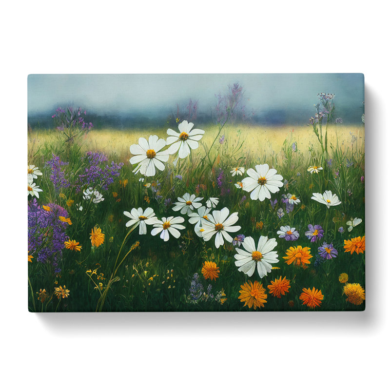 Epic Wildflowers Floral - Wrapped Canvas, 35cm H x 50cm W x 3cm D