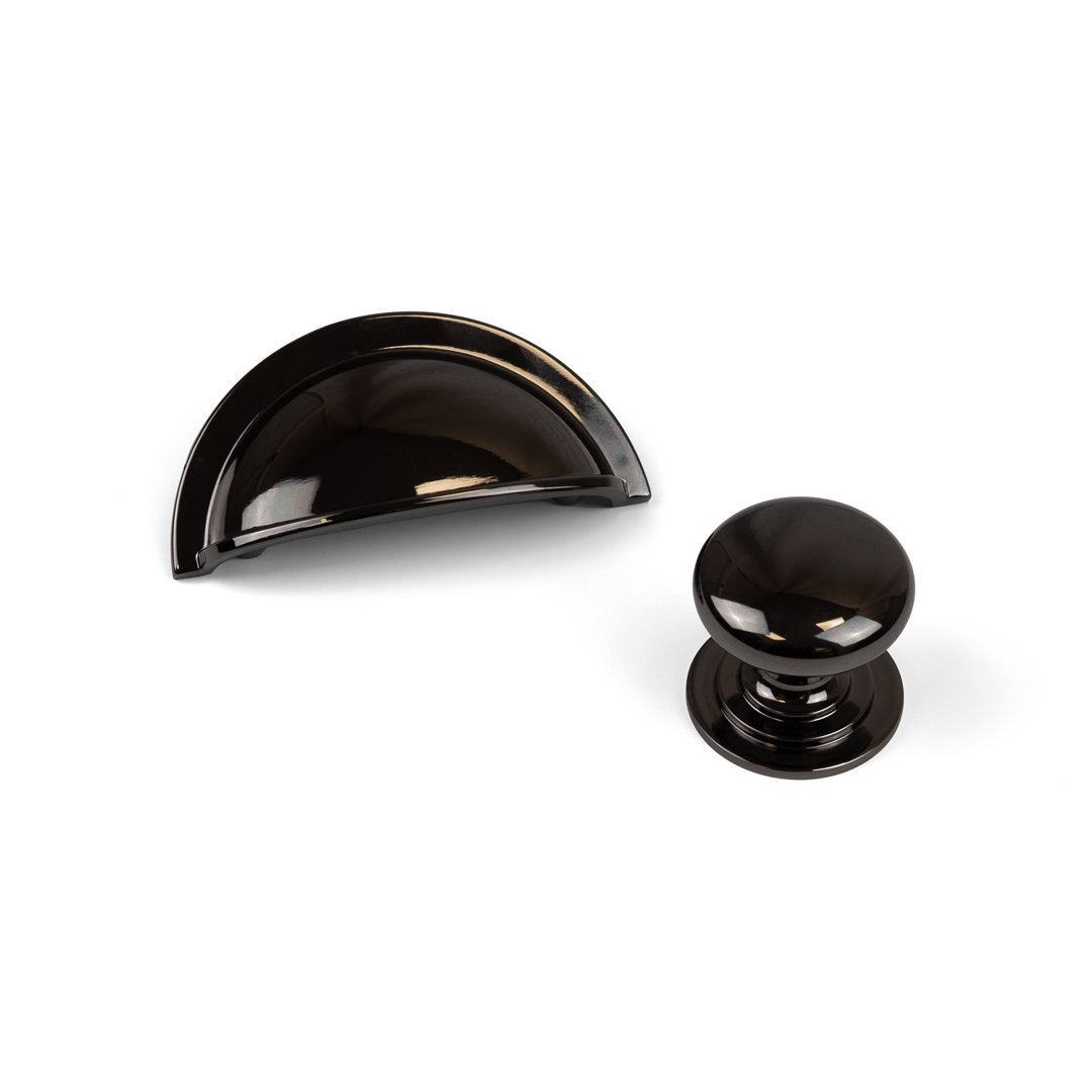 Handle & Home Black Nickel Knob And Cup Handle - 64Mm Handle - Image 4