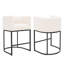 Tabouret rembourré à hauteur de comptoir avec structure en métal (ensemble de 2)-1699321838-1699321834