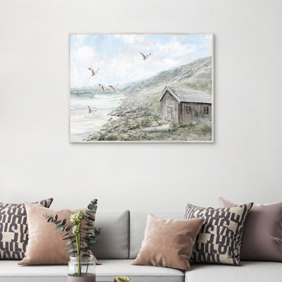 Seaside Shanty par Studio Arts, art mural encadré