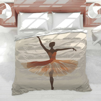 Édredon Ballet Dancer Silhouette