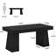 Bureau de travail en bois, bureau d'ordinateur