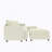 Modern Large Sectional Sofa, U-Shape Modular Sectional Couch with Storage Function-1323143582