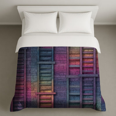 Ladders Bedding Abstract Duvet Cover Industrial