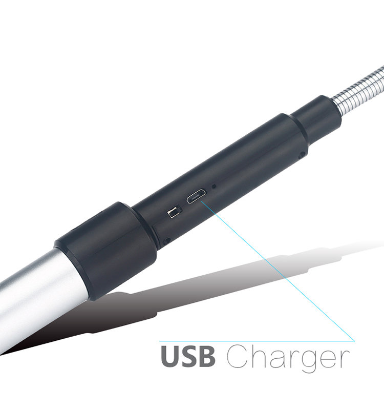 Allume-cigare extensible à arc plasma USB rechargeable