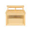 Table basse gracieuse avec tablette et rangement enchanteur-124608759