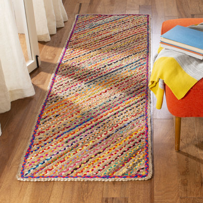 Polegate Hand Woven Jute, Cotton Rug