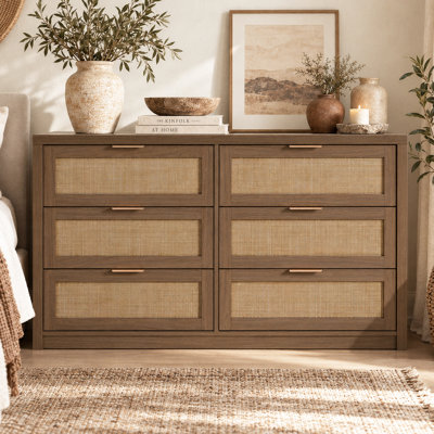 Arianna 52.7" W 6-Drawer Dresser