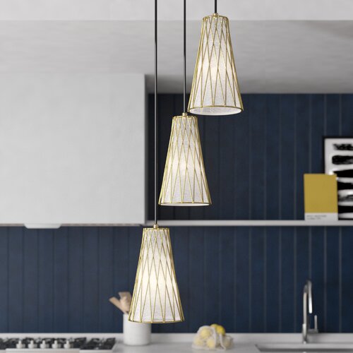 Wayfair | 3 Light Cluster Pendant Lighting You'll Love in 2023