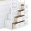 Lit superposé avec escalier de rangement et lit gigogne-34439299-91275007