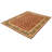 One-of-a-Kind Rectangle 8'1" X 10'3" New Age Wool Area Rug in Dark Red/Beige/Black