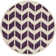 Deedie Hand Tufted Wool Chevron Rug