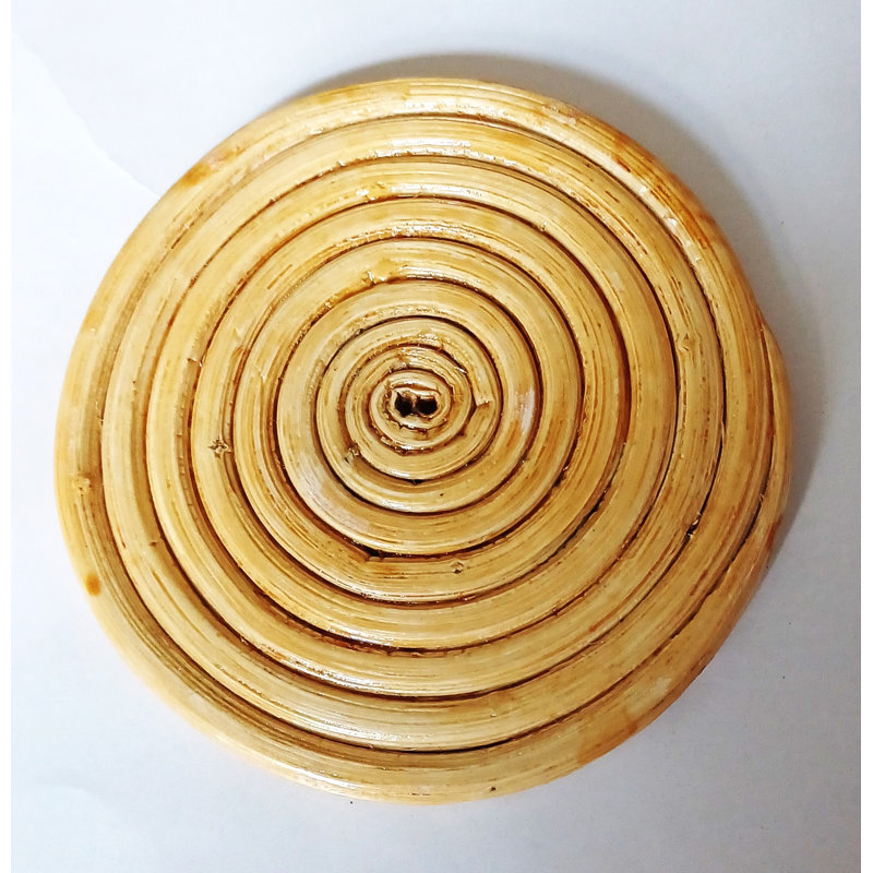 Ensemble de 4 sous-verres en rotin ou 6 sous-verres