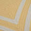 Tapis jaune à motif géométrique tressé Cisbrough-741710635