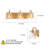Beesley Dimmable Pale Gold Vanity Light-438634100-442655681