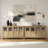 55.1" Sideboard Buffet Cabinet with Adjustable Shelves