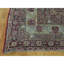 Tapis de bois one-of-kind à la main noué la avant 1900 anatolian vert/brun 10 pi 9 po x 12 pi. zone en laine