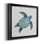Bulle bleue tortueuse I - peinture sur toile encadrée-1445328905-1445329141