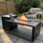 53'' W Smokeless & 50,000 BTU Propane Gas Fire Pit Table With Volcanic Rock-125319862