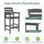 Tabouret de bar Adirondack en plastique Dalson-702619449