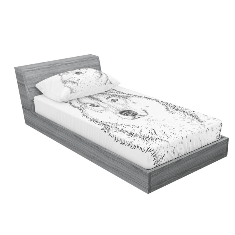 Microfiber Sheet Set, Twin XL Sheet Set with Fitted Sheet