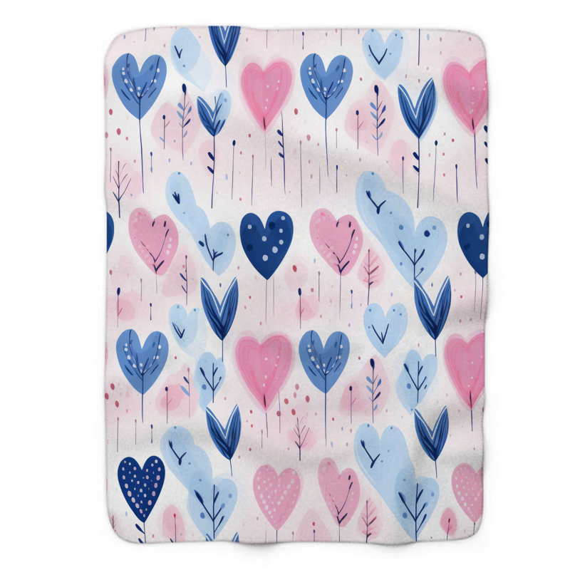 Heart Joy - 1 Piece Premium Blanket, Twin