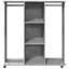 Wardrobe With Wheels 102X38x110 Cm Engineered Wood-1600386754
