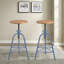 Tabouret pivotant en bois massif Jomarion-1332014964