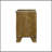 1-Drawer Nightstand with Integrated LED, Medium Oak