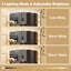 Meuble-lavabo luxueux avec 10 ampoules Hollywood