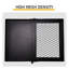 Barbecue pliant pivotant avec feu de camp - grille portative 2-en-1 avec sac de transport, noir