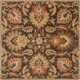 Arden Handmade Wool Dark Brown/Garnet Rug