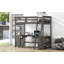 Lit mezzanine avec bureau en U-830411059-830411062